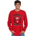 thumbnail image 4 of Fantasy MVP League Sports Fanatic Men's Big & Tall Long Sleeve Graphic Tee Brisco Brands 3X, 4 of 5