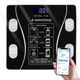 thumbnail image 1 of Bascula Digital Cuadrada Para Baño Con Bluetooth Precisa Portatil Color Negro, 1 of 8
