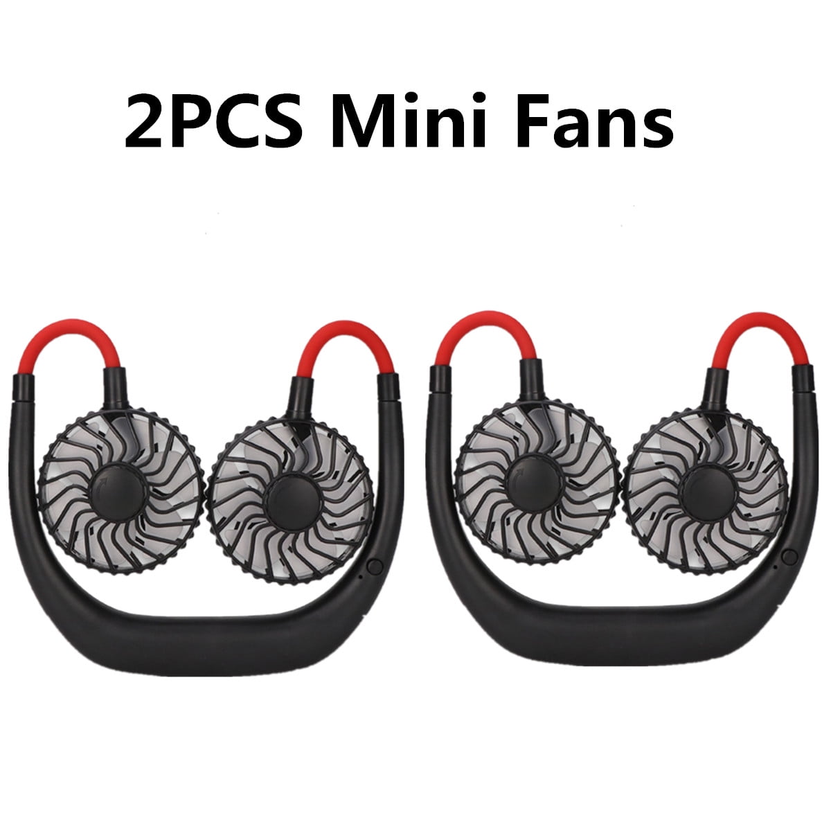 Neck Fan Portable Neckband Fan USB Charging Hand Free Mini Sport Fan Rechargeable with 7