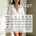 thumbnail image 6 of Morttic Women's Solid Color V-Neck Short Sleeve Laced Waist Ruffle Hem With Pockets Loose Fit Summer Beach Jumpsuit Orange，XL, 6 of 6