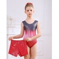 thumbnail image 2 of Aideaone Leotards for Girls Gymnastics Sparkly Kids Dance Unitard Biketards with Shorts 4-11Years, 2 of 8
