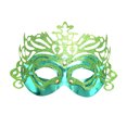 thumbnail image 1 of Máscaras para ojos de mascarada Halloween Zhivalor media cara superior reina fiesta verde, 1 of 1