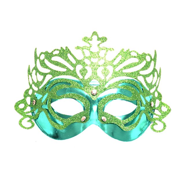 Máscaras para ojos de mascarada Halloween Zhivalor media cara superior reina fiesta verde