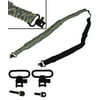 Ultimate Arms Gear Two QD Wood Screws Studs Swivels with Spacers + 550 lb Paracord Survial Sling, ACU Army Digital Camo 56 ft Parachute Cord with Swivel Ends for Remington 870/1187/11-87 12/20 Gauge