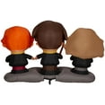 thumbnail image 4 of Gemmy Airblown Inflatable Harry, Ron, and Hermione w/Cauldron Scene WB, 4.5 ft Tall, Black, 4 of 4