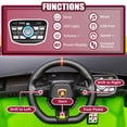 thumbnail image 4 of 24V Lamborghini Electric Car for Kids with Remote Control and Foam Front Wheels, 24V Battery Powered Ride on Toys Sports Car with Drifting Buttons, 360Â° Spin, Bluetooth, Music, LED Lights (Green), 4 of 7