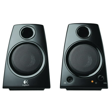Logitech Z130 Compact Laptop Speakers with Auxiliary Port in