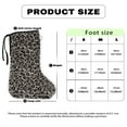 thumbnail image 6 of COEQINE Leopard Print Leg Cast Covers Outdoor Protection Leg Cover Knee Cast Sock Soft Fabric Leg Plaster Sleeve Knee Cast Sock Size L Leg Cast Cover for Showering Youth, 6 of 7