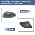 thumbnail image 3 of Reemplazo de tapa de espejo lateral izquierdo del conductor ABS de 1 Pc en gris para DACIA DUSTER 2017-2021, cubierta de guardia de espejo No.963737712R, 3 of 7