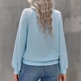 thumbnail image 4 of Suéter de cuello abotonado, suéter de cuello abotonado para mujer, suéter de solapa para mujer, suéter de solapa muy versátil, 4 of 6