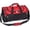 Red, variant on Unisex Sports Duffel Bag Black