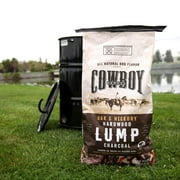 (2 pack) Cowboy 15 Pound Oak & Hickory Lump Charcoal