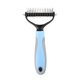 thumbnail image 1 of Cepillo de peluquería para mascotas de doble cara Cepillo desgranante para mascotas Eccomum Azul-L, 1 of 7