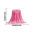 thumbnail image 3 of Iumwxz 70cmx100cm Flannel Bath towel Blanket Coral Fleece Blanket Farai Fleece Blanket Plain Flannel Blanket Yoga Blanket Coral Fleece Blanket home decor christmas clearance outdoors indoor, 3 of 5