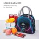 thumbnail image 5 of Balery Punk Style Blue Haired Skull Bolsa de Almuerzo para Mujeres, Caja de Almuerzo, Bolsa de Almuerzo Pequeña Impermeable, Tote de Almuerzo Reutilizable con Gran Capacidad, 5 of 6