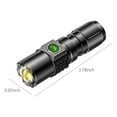 thumbnail image 3 of EUDIDV Portable Flashlight LED Flashlight,1000 Lumens Super Bright Flashlight, Zoomable, Rechargeable Flashlight With 4 Modes,, Powerful Handheld Flashlight Durable Torch Bright, 3 of 7