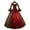 Wine, variant on SwiftWear Women's Medieval Gothic Renaissance Court Dress - Plus Size Dress for Women | Formal Vintage Style Maxi Dress with Flare Sleeve & Corset Back​