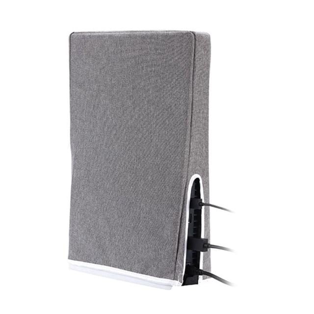 Funda protectora vertical para consola de juegos, de tela Oxford, para PS5, color gris