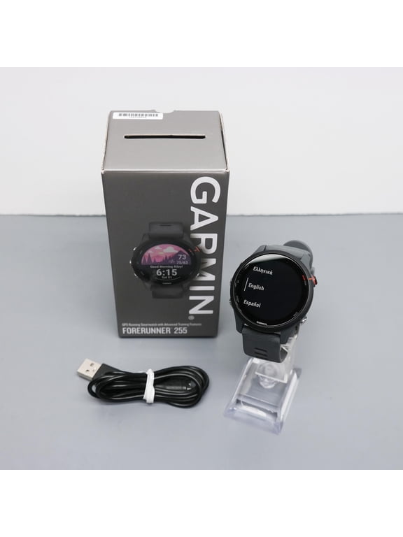 Pre-Owned GARMIN Forerunner 255 GPS Smart Watch, 4GB, Slate Gray