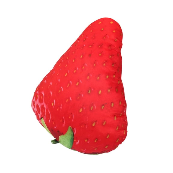 KAKOWELY Decorative Fruit Pillow 1Pack Throw Pillow Strawberry Shape for Sofa Bed Home Decor Comfortable and Stylish
