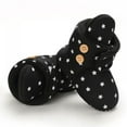 thumbnail image 6 of Newborn Infant Baby Girl Boy Cotton Booties Stay On Sock Slippers Soft Bedroom Shoes Non-Skid Ankle Boots Toddler Crib Warm Shoe First Walker Birthday Shower Gift 0-18M, 6 of 12