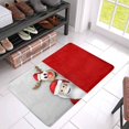 thumbnail image 3 of MKHERT Christmas Santa Claus and Reindeer Xmas Year Doormat Rug Home Decor Floor Mat Bath Mat 30x18 inch, 3 of 3