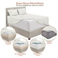 thumbnail image 6 of SHCKE Bed Sheet Set 4/6 Piece 16"- 24" Deep Extra Soft Microfiber Wrinkle Free Sheets Bed Sheet Set Microfiber Bedding Sheets & Pillowcases Easy Fit, 6 of 8