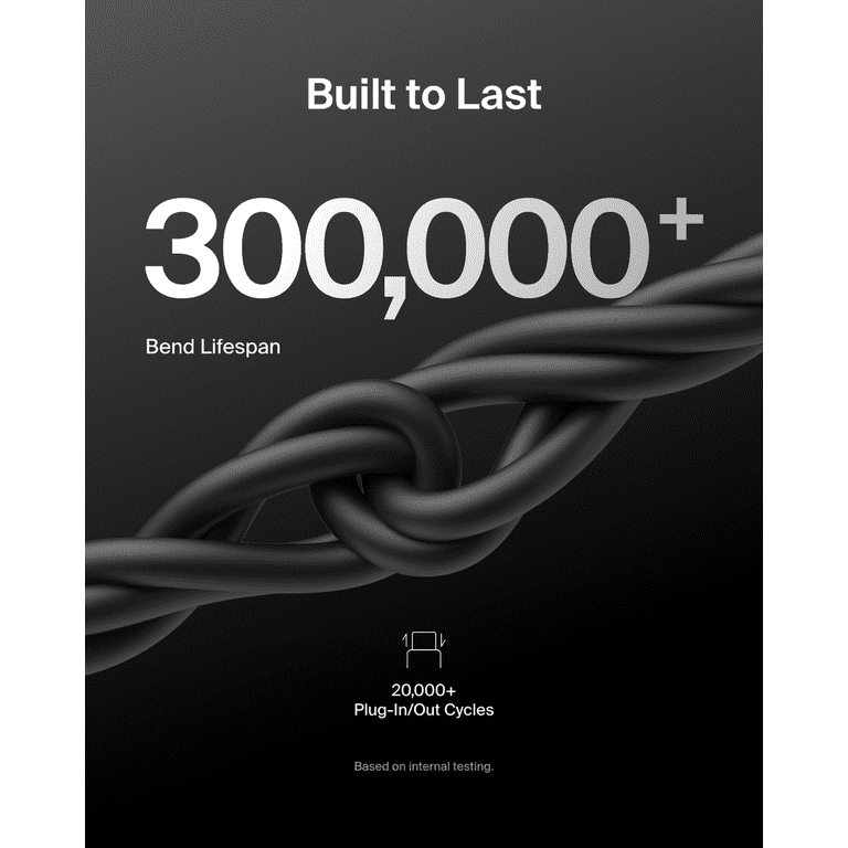 Belkin BoostCharge Pro USB-C Cable 10ft, 60W photo 4