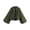 Army Green_#01, variant on Womens Cropped Puff Sleeve Bomber Jacket Lapel Collar Pleated Full Zip Coat Spring Loose Fit Trendy Outerwear,Brown S