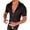Black, variant on Mens Plus Size Shirts Casual Short Sleeve Hooded Blouse Short Sleeve Slim-fit Blouse Tops Shirt