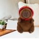 thumbnail image 4 of Peluche de carpincho, lindo carpincho de peluche con sombrero de fresa, peluches suaves, carpincho de Navidad, cumpleaños para niñas y niños, 4 of 7