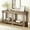 Natural, variant on Harper & Bright Designs Farmhouse Console Table with Storage, Vintage Entryway Table with Shelf and Reinforced Legs , Natural