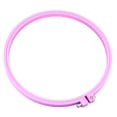 thumbnail image 4 of Embroidery Frame Plastic Circle Cross-Stitch Hoop Ring Home Circle Cross-Stitch Hoop Ring Handmade DIY Tool, Inner diameter 21cm Color Random, 4 of 7