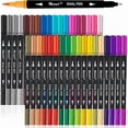 thumbnail image 1 of Dual Tip Brush Pens - 36 Colors Art Markers for Kids - Fine Tip and Brush Tip Pen Awesome, 1 of 5