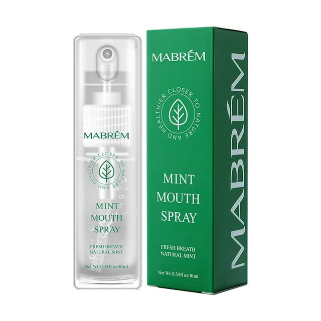 TQEHS Spray Refrescante para el Aliento Tratamiento para Eliminar Mal Olor Halitosis Boca Nueva Limpieza Y4O4