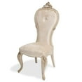 thumbnail image 2 of Michael Amini Platine de Royale Velvet Dining Side Chair - Set of 2 - Champagne, 2 of 8