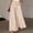 Apricot, variant on Pants for Women Casual Elastic Waist Wide Leg Pants with Pockets Apricot 2XL