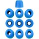 thumbnail image 1 of Tapones de repuesto para auriculares de 4,9 mm de diámetro interior para auriculares con puntas de 5 mm a 6 mm. Azul, 1 of 7