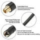 thumbnail image 5 of Adaptador de manguera de bomba de aire para inflador de neum?ticos de 12 ", extensi?n con bloqueo, conexi?n de tubo de portabrocas para v?lvula est?ndar americana sin v?lvula de liberaci?n de aire para autom?vil, bicicleta de monta?a, motocicleta Unique Bargains mandriles de llantas, 5 of 7