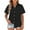Black, variant on Women Shirts Dressy Casual Under 20$, Black Shirts for Girls Baberdicy Blouses for Women Casual Button down Shirts Short Sleeve Cotton Linen Shirt Plus Size Comfy Summer Tops
