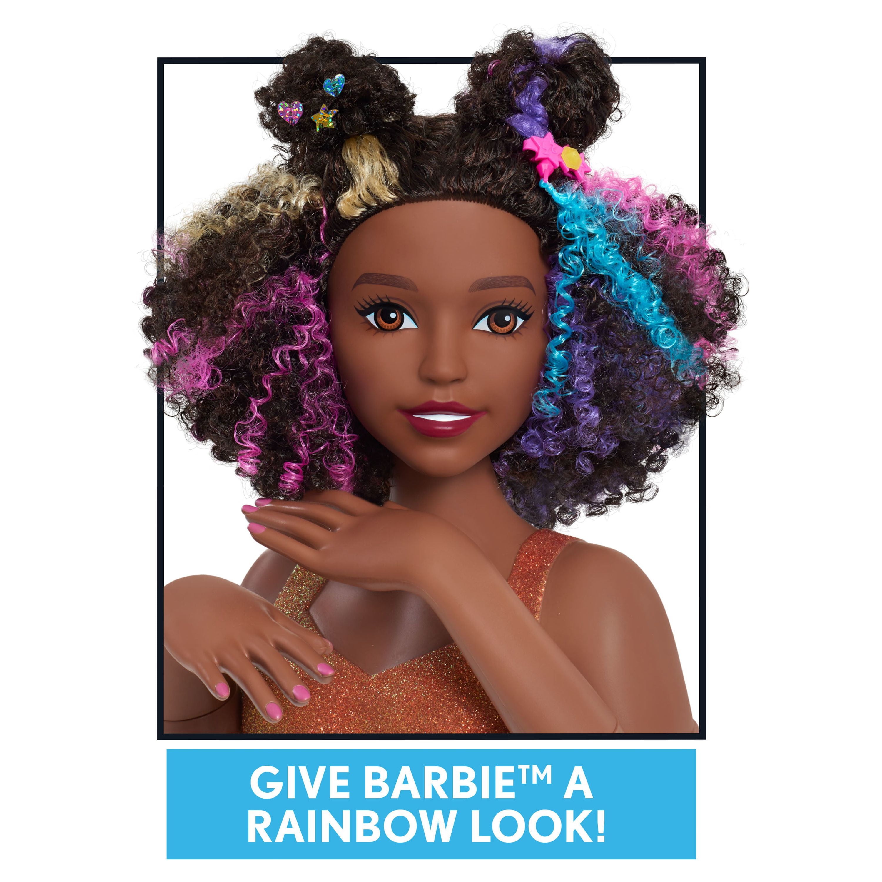 Barbie rainbow sparkle deluxe styling head sale
