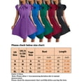 thumbnail image 4 of Bellella Robes Évasées pour Femmes, Robe Midi d'Été Sans Manches, Ourlet Plissé, Robe d'Été Aguichant Ligne A, Vert m, 4 of 4