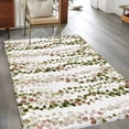thumbnail image 2 of Area Rug for Living Room, Green Pink Weeping Eucalyptus Non-Slip Indoor Large Carpet for Bedroom/Dining Room, Spring Summer Farmhouse Leaves Washable Rectangle Floor Runner Rugs - 4 x 6 Ft, 2 of 8