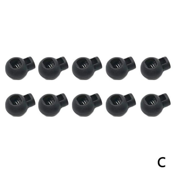 10x Shoe Lace Shoelace Buckle Rope Clamp Cord Lock Run Clips Top Sports