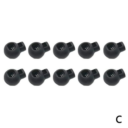 

10x Shoe Lace Shoelace Buckle Rope Clamp Cord Lock Run Clips Top Sports E2T4