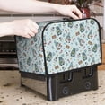 thumbnail image 7 of Kdxio Winter Wonderland Light Blue Print Toaster Cover Bread Machine Cover Fits for Most Standard 2 Slice Toasters,Keep Toaster Free From Dust And Fingerprint Oven Dustproof Cover, 7 of 7