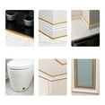 thumbnail image 3 of Wall Floor New Bathroom Waterproof PVC 6M Ceramic Tile Seam Tape Ceiling Edge Strips Beautiful Seam Tapes Mildew Proof Gap Tape SILVER, 3 of 8