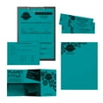 thumbnail image 4 of Neenah Astrobrights® Bright Color Paper, Letter Size (8 1/2" x 11"), 24 Lb, 30% Recycled, Terrestrial Teal, 500 Sheets, 4 of 8
