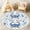 Color 2, variant on Washable Non Slip 4ft Round Rug, Green Pine Tree Forest White Circle Area Rugs with Tassels Carpet for Nursery Bedroom Living Room Playroom Tent Rug Tent Castle