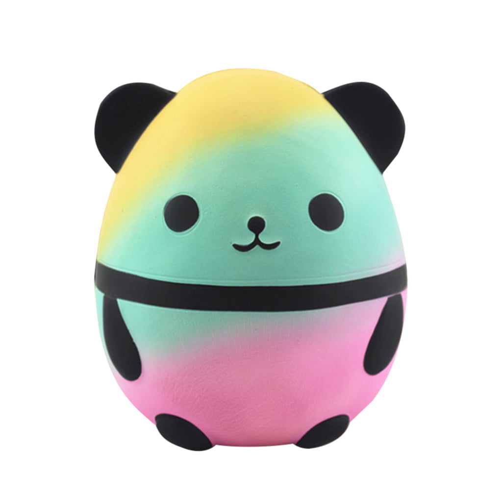Ball Charm Cartoon Straps Toys Kawaii PU Soft Toys Silicone Panda Squeeze 